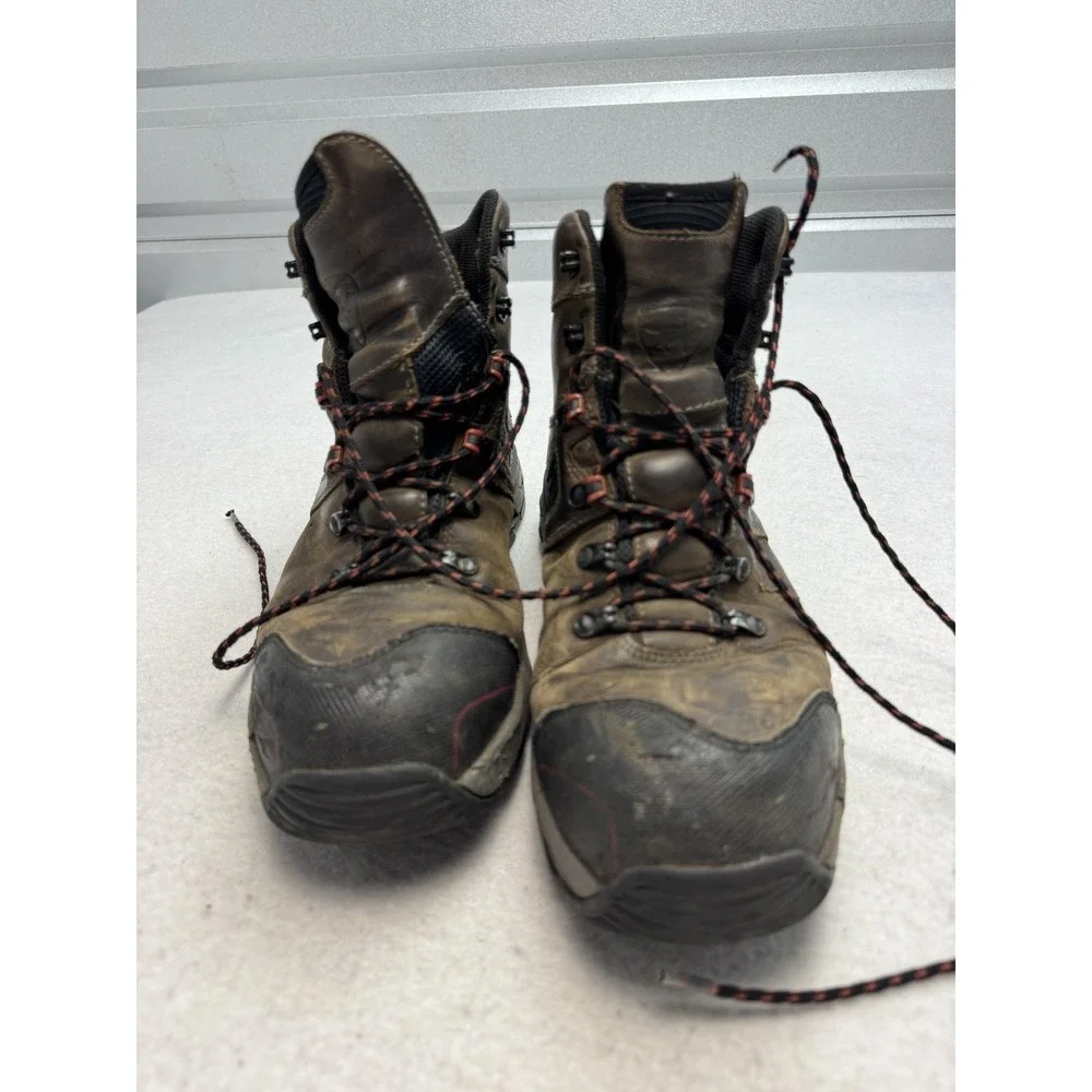 Irish Setter Boots Mens Size 13 Brown Leather Steeltoe Work Combat‎ 83628